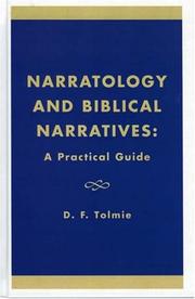 Cover of: Narratology and biblical narratives: a practical guide