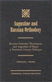 Cover of: Augustine and Russian Orthodoxy by Myroslaw I. Tataryn