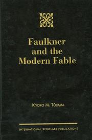 Cover of: Faulkner and the modern fable