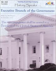 Cover of: History Speaks : Executive Branch of the Government