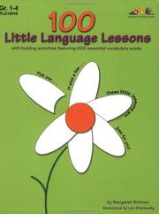 Cover of: 100 Little Language Lessons | Margaret Brinton