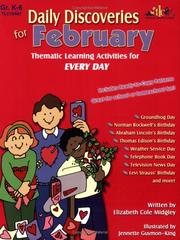 Cover of: Daily Discoveries for February