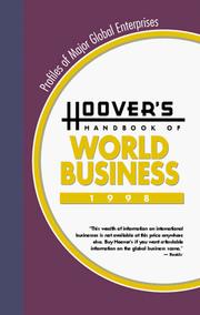 Cover of: Hoover's Handbook of World Business 1998 (Annual)