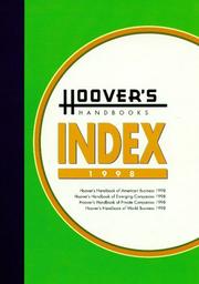 Cover of: Hoover's Handbooks Index 1998 (Hoover's Handbooks Index)