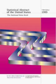 Cover of: Statistical Abstract of the United States 1999