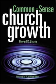 Cover of: Common-Sense Church Growth