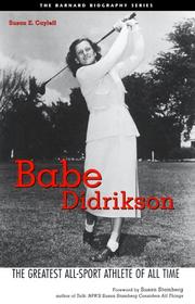 Cover of: Babe Didrikson: The Greatest All-Sport Athlete of All Time