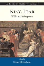 Cover of: King Lear by William Shakespeare, Claire McEachern