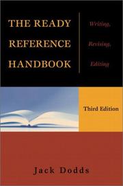 Cover of: The ready reference handbook by Jack Dodds, Jack Dodds