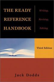 Cover of: The Ready Reference Handbook by Jack Dodds