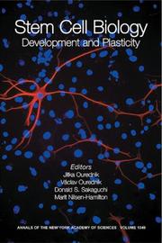 Cover of: Stem Cell Biology: Development and Plasticity (Annals of the New York Academy of Sciences)