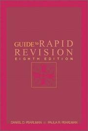 Cover of Guide to rapid revision
