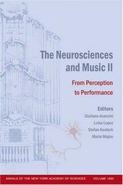 Cover of: The Neurosciences and Music II by Stefan Koelsch, Luisa Lopez, Maria Majno