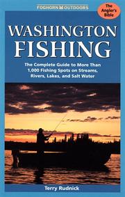 Cover of: Washington Fishing (Foghorn Outdoors: Washington Fishing)