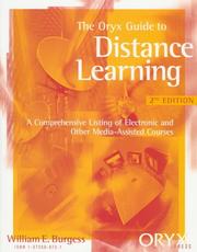 Cover of: The Oryx guide to distance learning by William E. Burgess, William E. Burgess