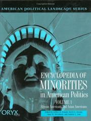 Cover of: Encyclopedia of Minorities in American Politics by 