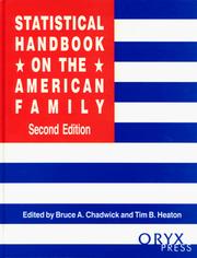 Cover of: Statistical handbook on the American family by edited by Bruce A. Chadwick and Tim B. Heaton.
