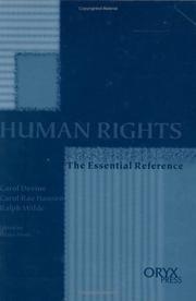 Cover of: Human rights: the essential reference