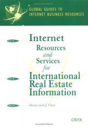 Internet Resources and Services for International Real Estate Information by Sheau-yueh J. Chao