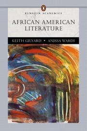 Cover of: African American Literature by Keith Gilyard, Keith Gilyard, Anissa Wardi