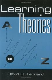 Cover of: Learning Theories by David C. Leonard