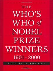 Cover of: The Who's Who of Nobel Prize Winners<br> 1901-2000: Fourth Edition