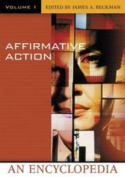 Cover of: Affirmative Action [Two Volumes] by James A. Beckman