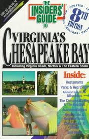 Cover of: The Insiders' Guide to Virginia's Chesapeake Bay (The Insiders' Guide Series)