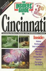 Cover of: The Insiders' Guide to Cincinnati--3rd Edition