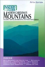 Cover of: Insiders' Guide to North Carolina's Mountains