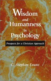 Cover of: Wisdom and Humanness in Psychology