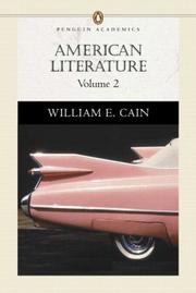 Cover of: American Literature, Volume II
