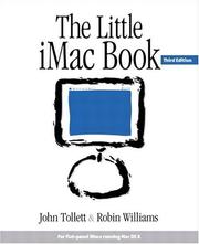 Cover of: The Little iMac Book, Third Edition by Robin Williams, John Tollett