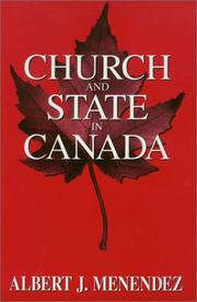 Cover of: Church and state in Canada