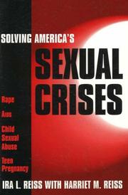 Cover of: Solving America's sexual crises