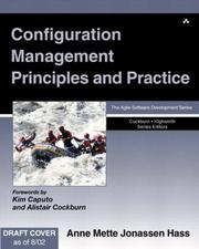 Configuration Management Principles and Practice by Anne Mette Jonassen Hass