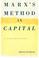 Cover of: Marx's Method in Capital