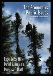 Cover of: The economics of public issues by Roger LeRoy Miller