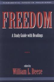 Cover of: Freedom: A Study Guide With Readings (Fundamental Issues in Philosophy Series)