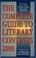 Cover of: The Complete Guide to Literary Contests 2000 (Complete Guide to Literary Contests)