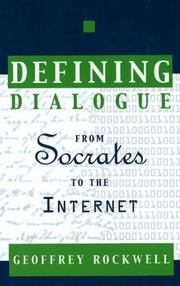 Cover of: Defining Dialogue: From Socrates to the Internet