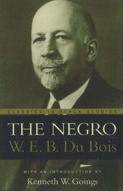 Book cover: The Negro (Classics in Black Studies) | W. E. B. Du Bois
