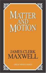 Cover of: Matter and Motion (Great Minds Series)