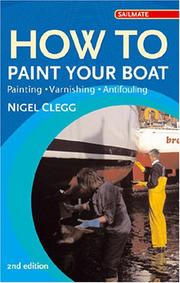 Cover of: How to Paint Your Boat by Nigel Clegg