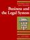 Cover of: Business and the legal system
