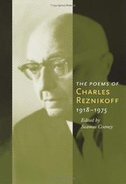 Cover of: The poems of Charles Reznikoff by Reznikoff, Charles