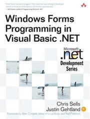 Cover of: Windows forms programming in Visual Basic .NET