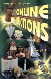 Cover of: Collector's guide to online auctions by Nancy L. Hix