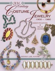 Cover of: 20th century costume jewelry: 1900-1980 identification & value guide