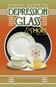 Cover of: Pocket Guide To Depression Glass & More 1920s-1960s (Pocket Guide to Depression Glass & More)